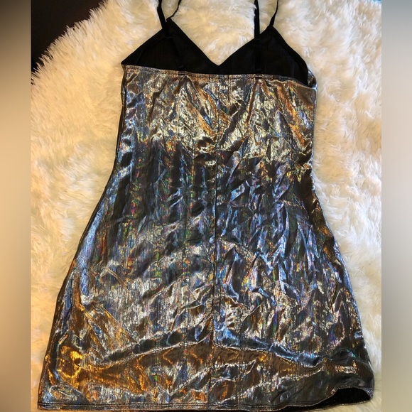 Metallic Silver Dress - Picture 8 of 13